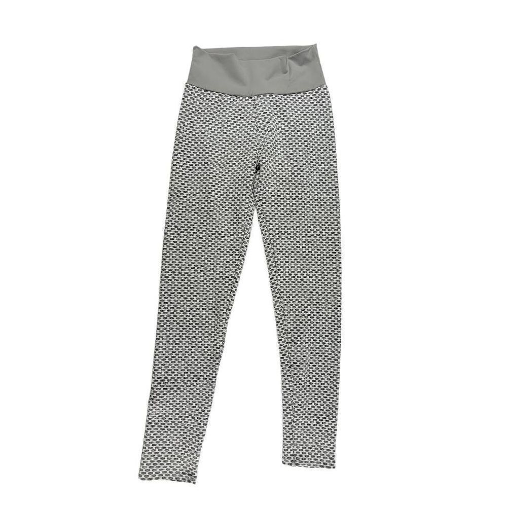 Honeycomb ruching leggings Two Tone  XS